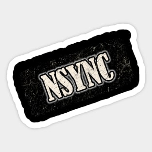 NSYNC Vintage Nyindir Sticker